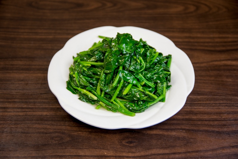 v10. spinach with minced garlic 蒜蓉菠菜